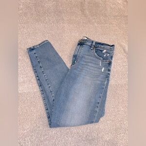 A&F High Rise Super Skinny Ankle Jeans